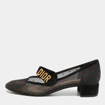 Baby-D Size 39.5 Black Polka D