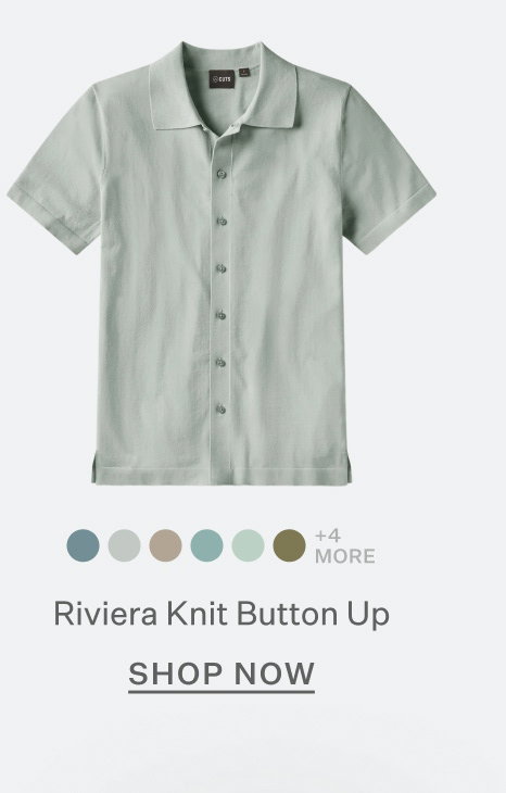 Riviera Knit Button Up