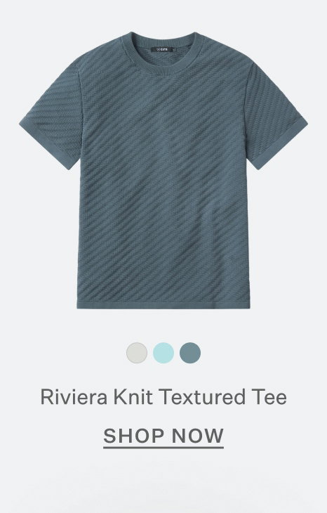 Riviera Knit Textured Tee