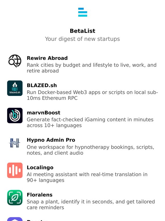 Rewire Abroad, BLAZED.sh, marvnBoost, Hypno Admin Pro, Localingo, and more