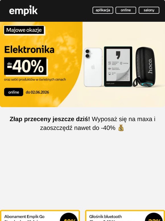 💻 Promocje do -40% dla graczy, tech fanów i nie tylko! Sprawdź!