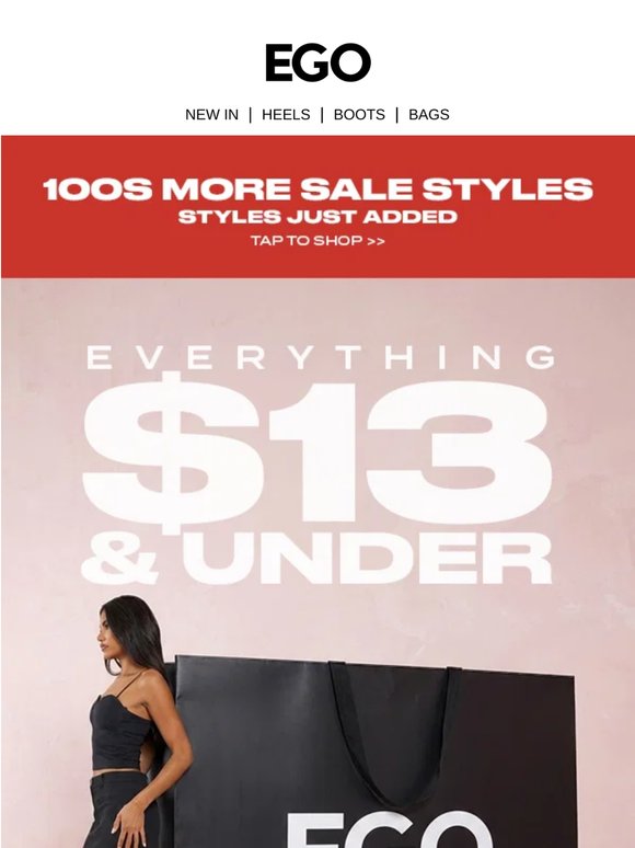 Everything $13 & Under