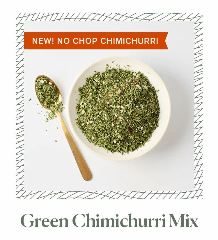 green chimichurri mix