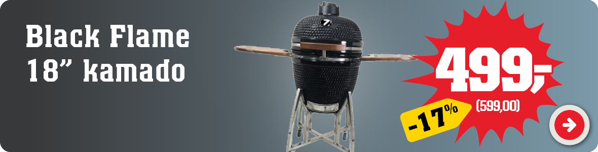 Black Flame 18" kamado