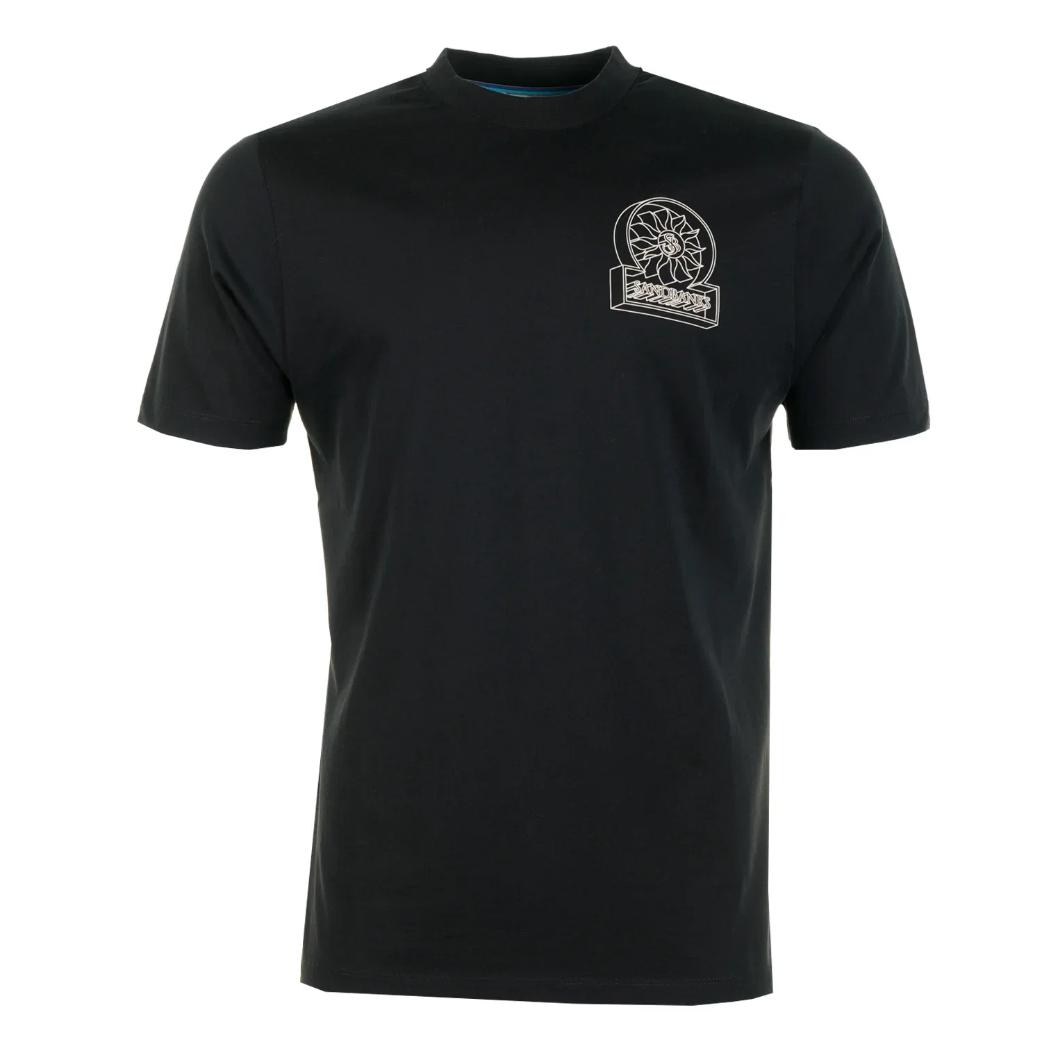 Image of 3D Logo Print T Shirt Black