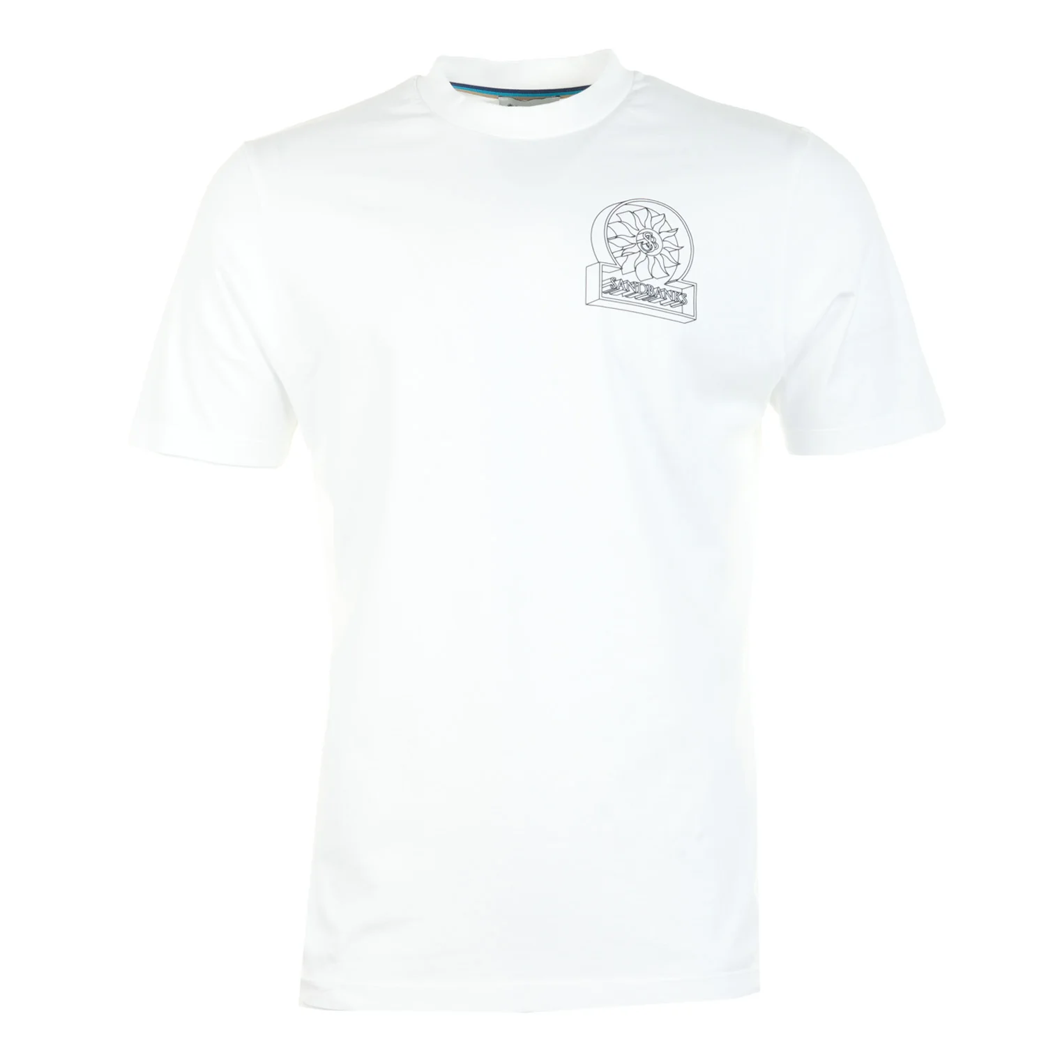 Image of 3D Logo Print T Shirt White