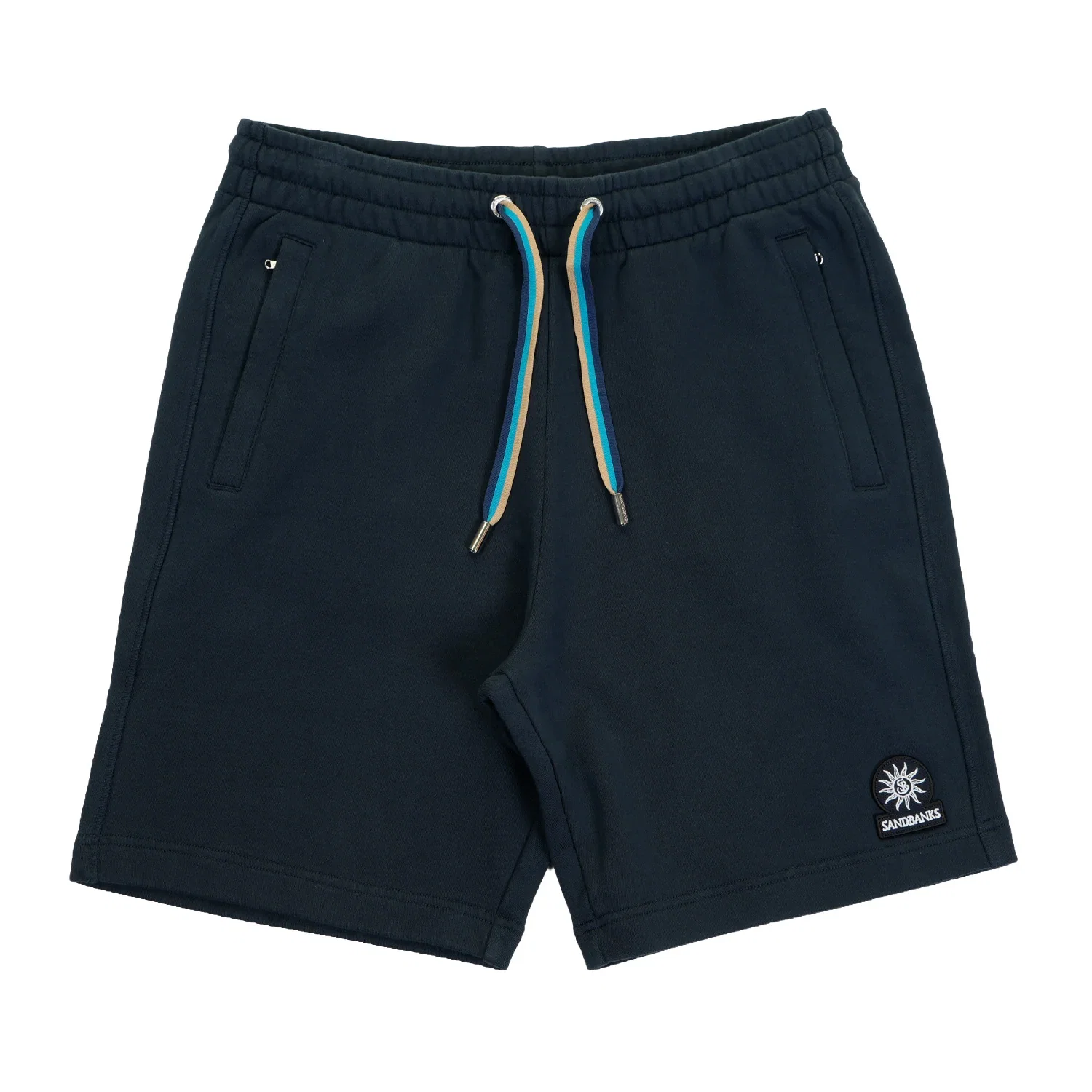 Image of Badge Logo Sweat Shorts Navy