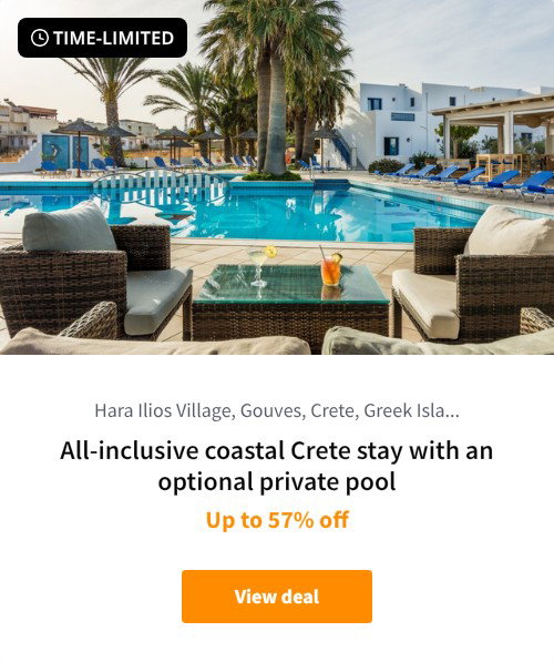 All-inclusive coastal Crete stay with an optional private pool