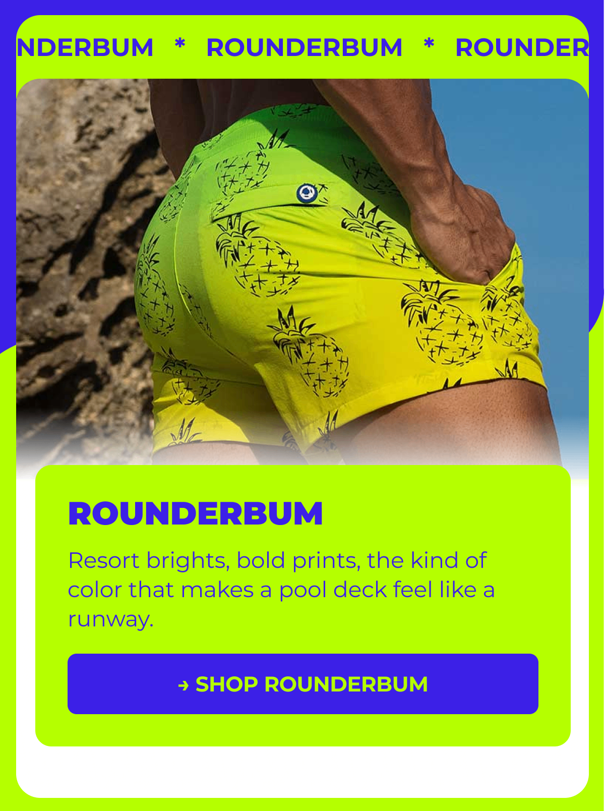Resort brights, bold prints, the kind of color that makes a pool deck feel like a runway.