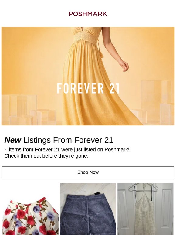 Just In: Forever 21 at up to 70% off