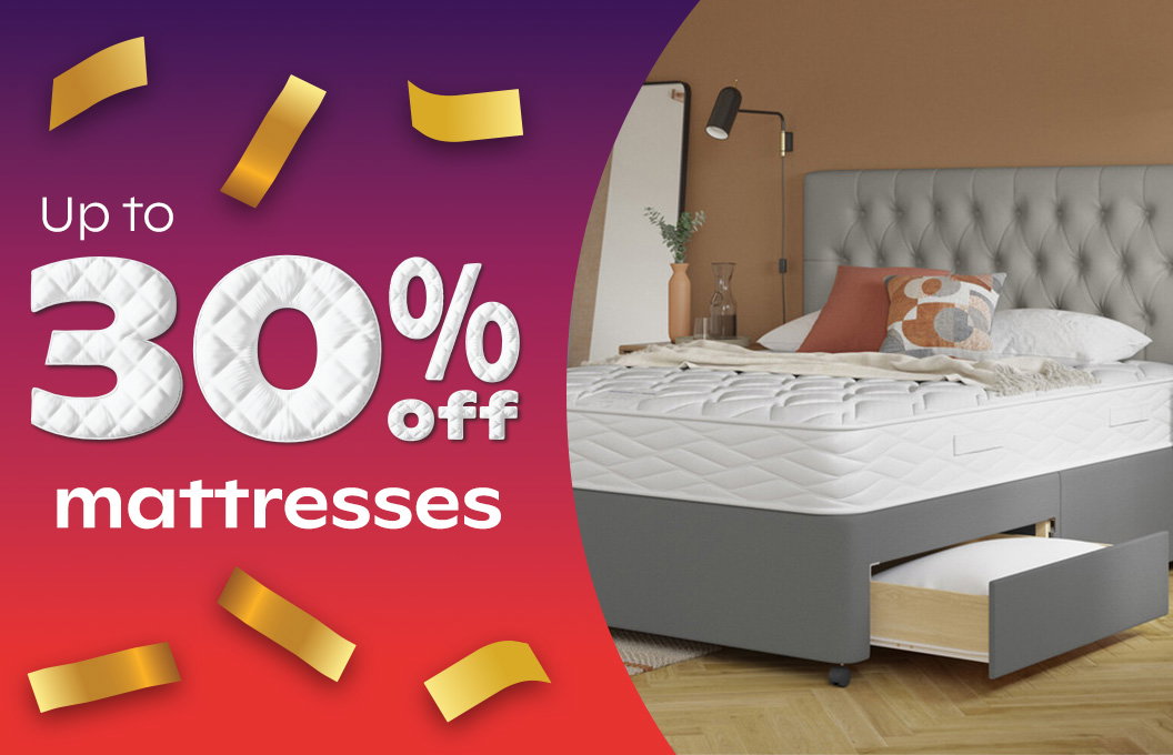 Up to 30% off mattresses