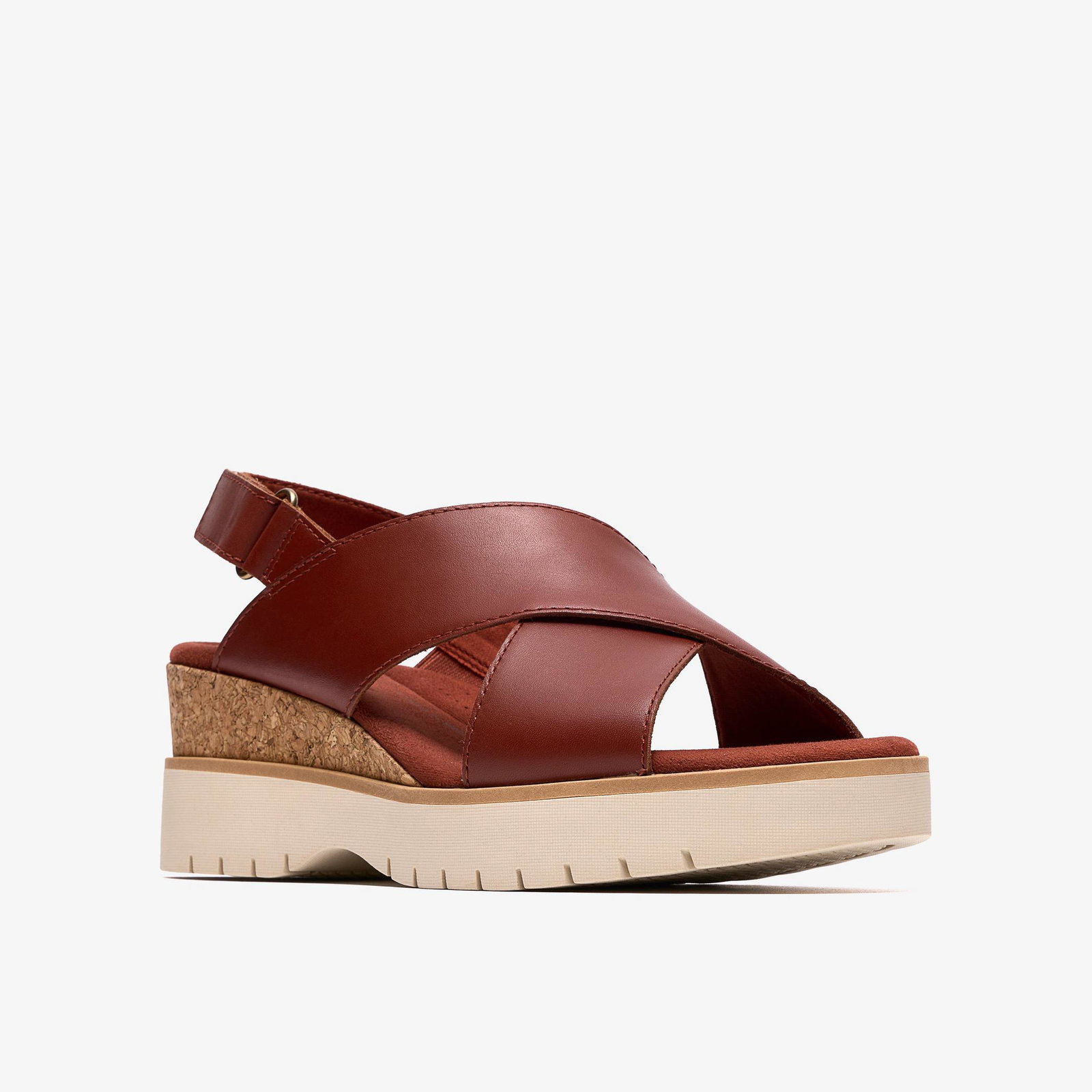 Shop Diaz Cross Burnt Orange Leather