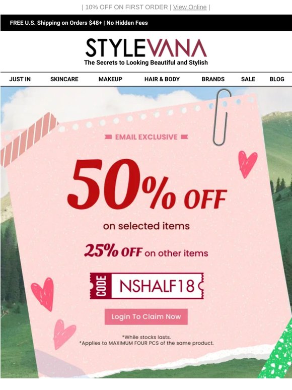 Last Chance💗 50% OFF=More to Buy🛍️