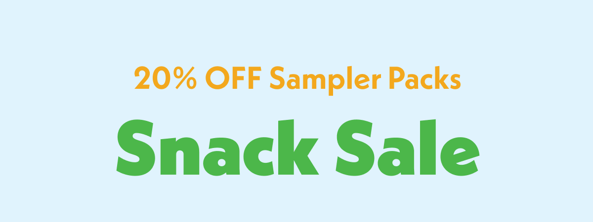 20% off Sampler Packs!