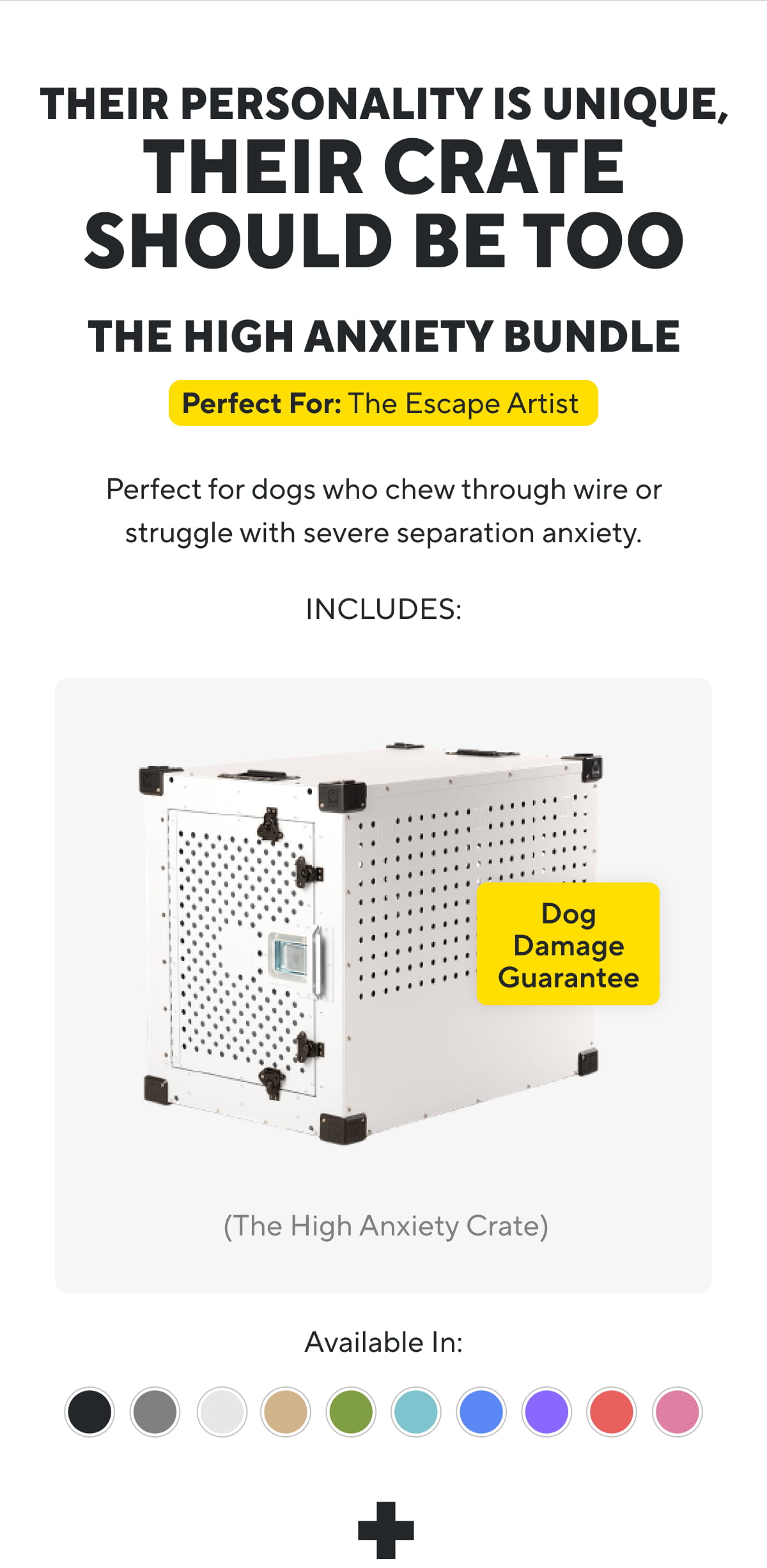 Their Personality is Unique, Their Crate Should Be Too | The High Anxiety Bundle