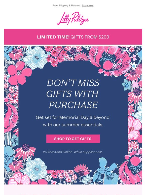 Don't Miss These Gifts from $200 Spend