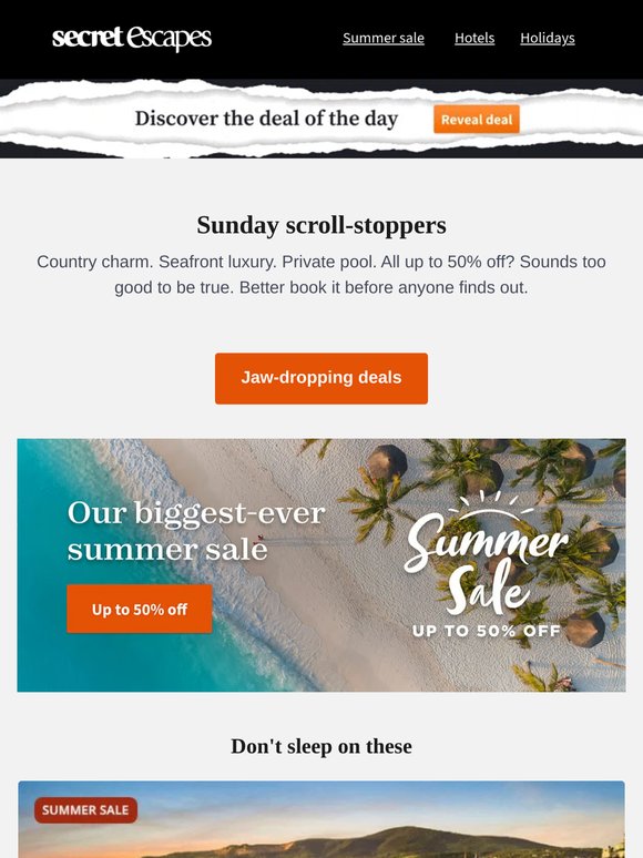 Sunday steals