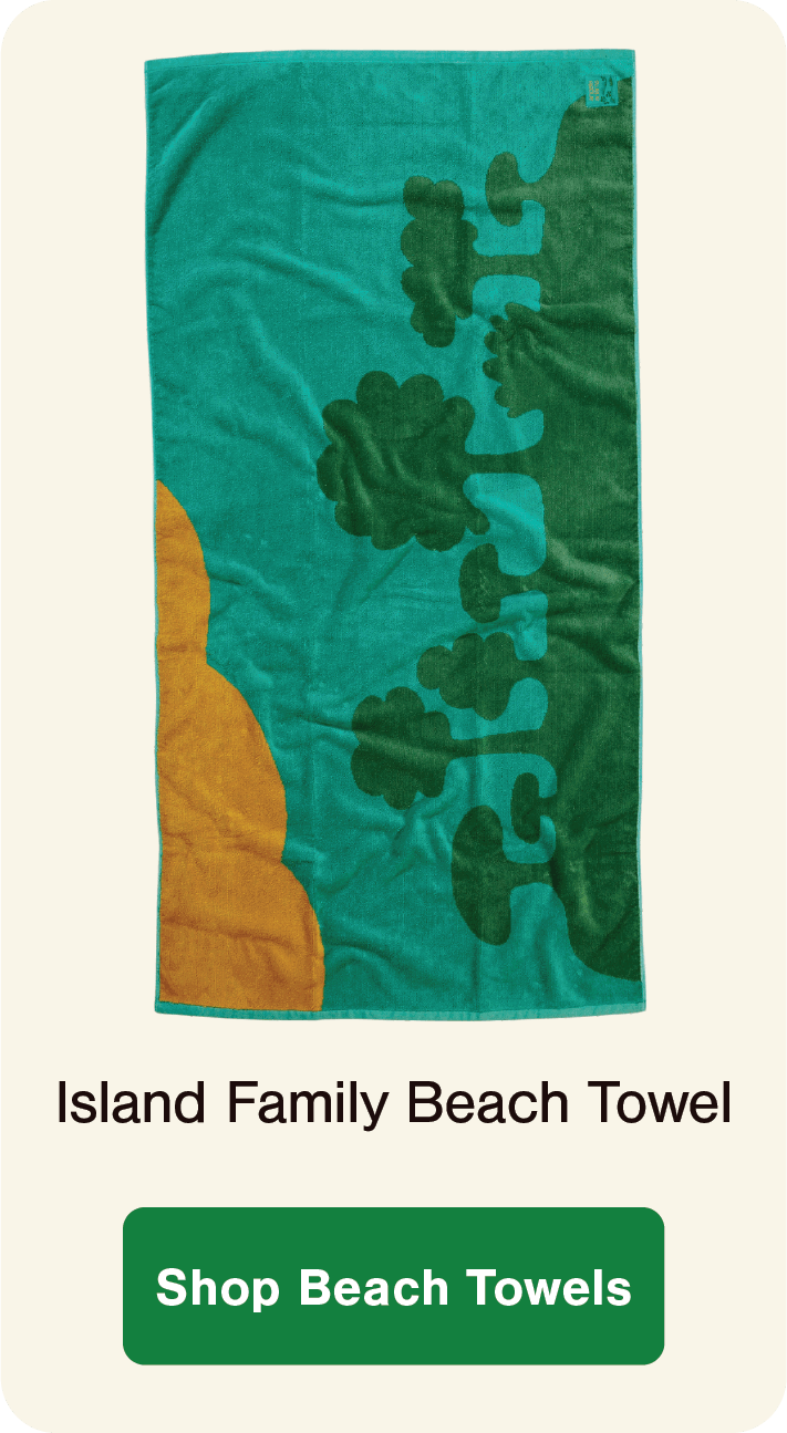 Island Family Beach Towel