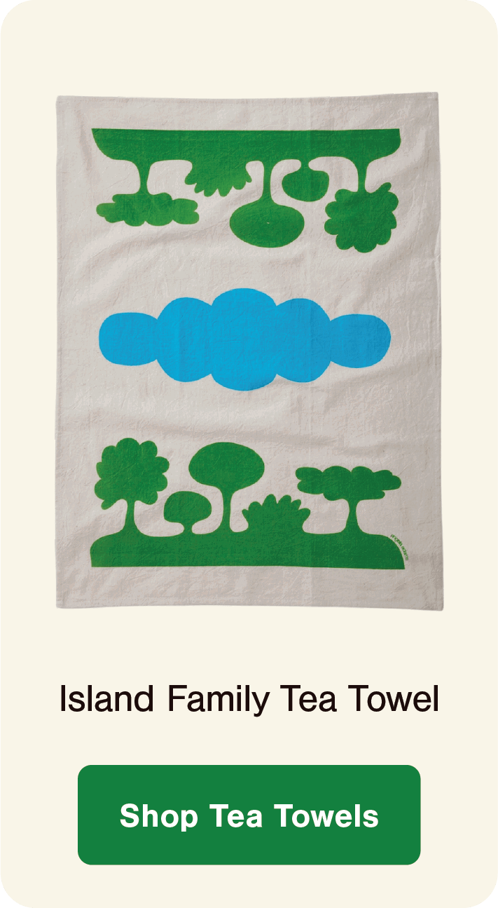 Island Family Tea Towel