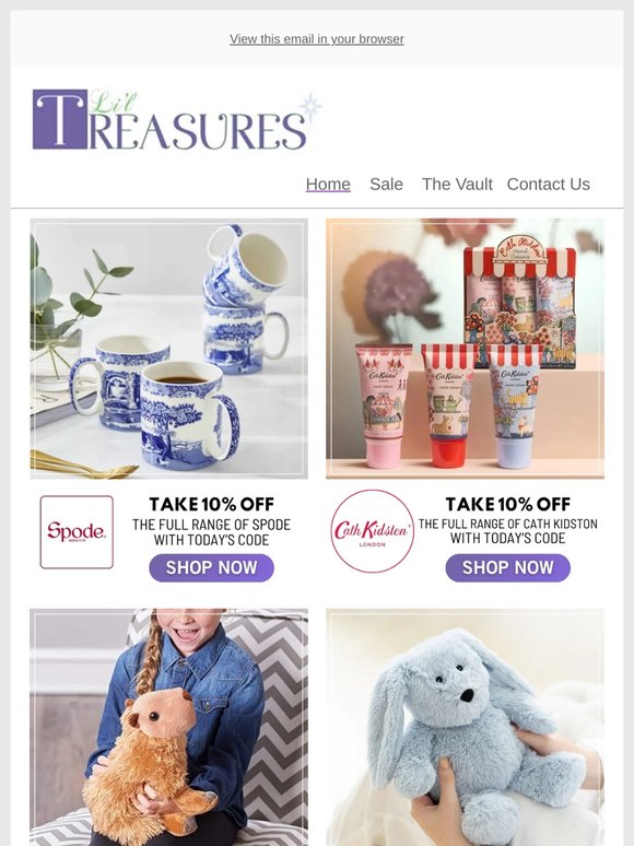 On Sale Tonight 💜 Spode | Cath Kidston | Wild Republic | Warmies