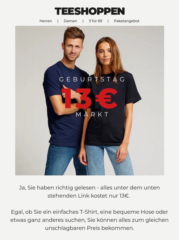 Heute alles für nur 13€! 😲