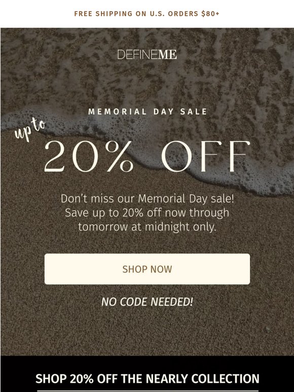 Sale ends tomorrow night ⚡️