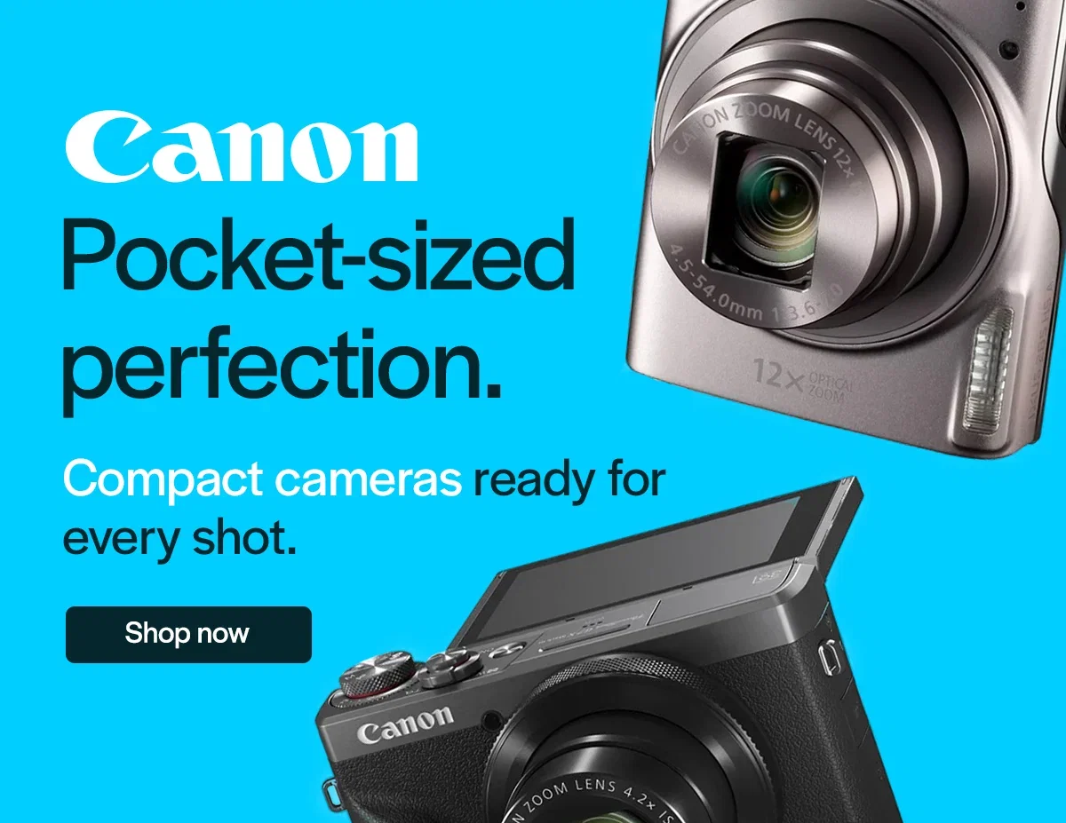 Pocket-sized perfection. Compact cameras ready for every shot.