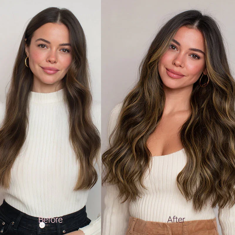 Dark Brown Balayage (2/6/2) Tape-Ins 50g