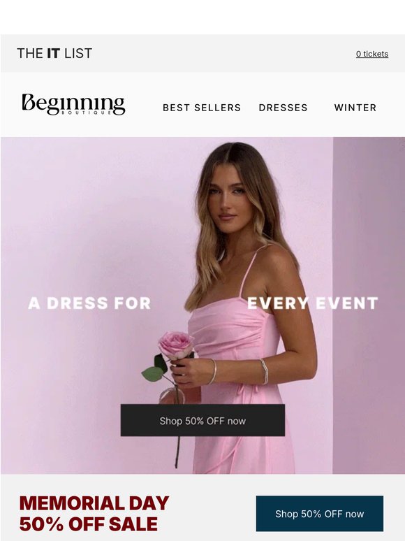 50% off - Plan your wardrobe