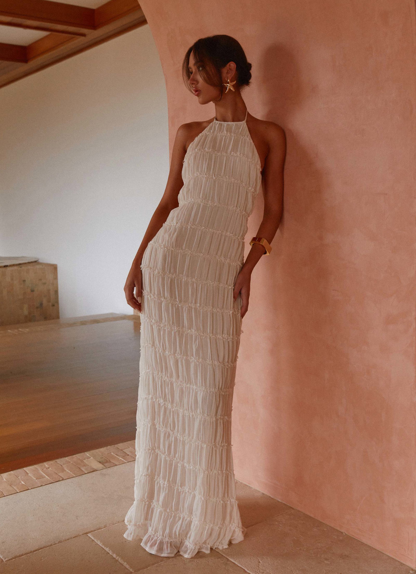 Image of Aullie Maxi Dress - Ivory