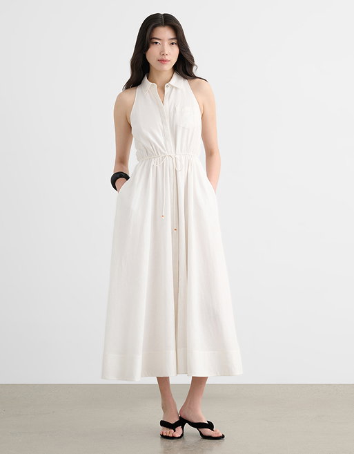 Tiana Sleeveless Shirt Dress