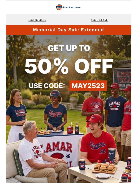 🔥 Still Time: Up to 50% Off Everything