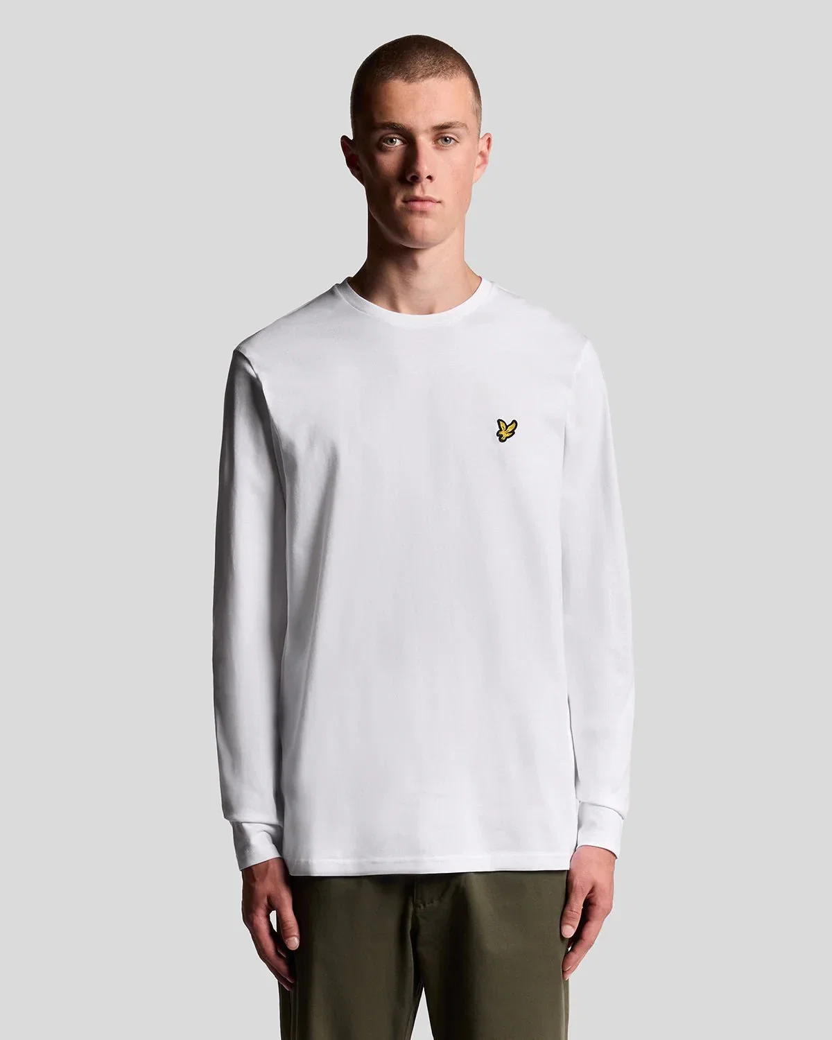 Image of Long Sleeve Cotton T-Shirt