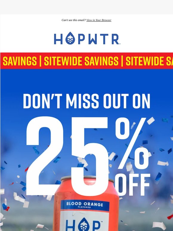 Don't miss out on 25% off