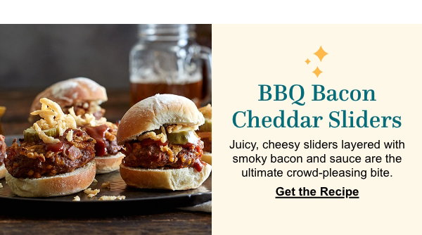 bbq bacon cheddar sliders