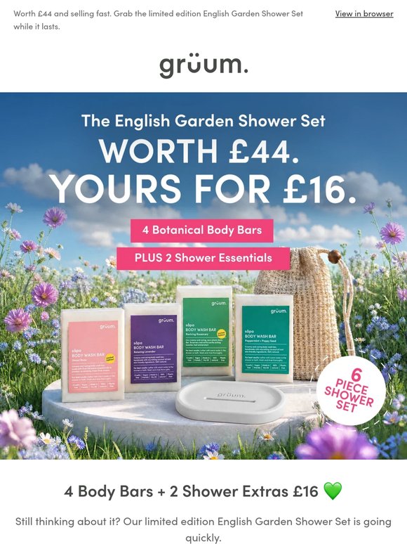 4 Body Bars + 2 Shower Extras £16 💚