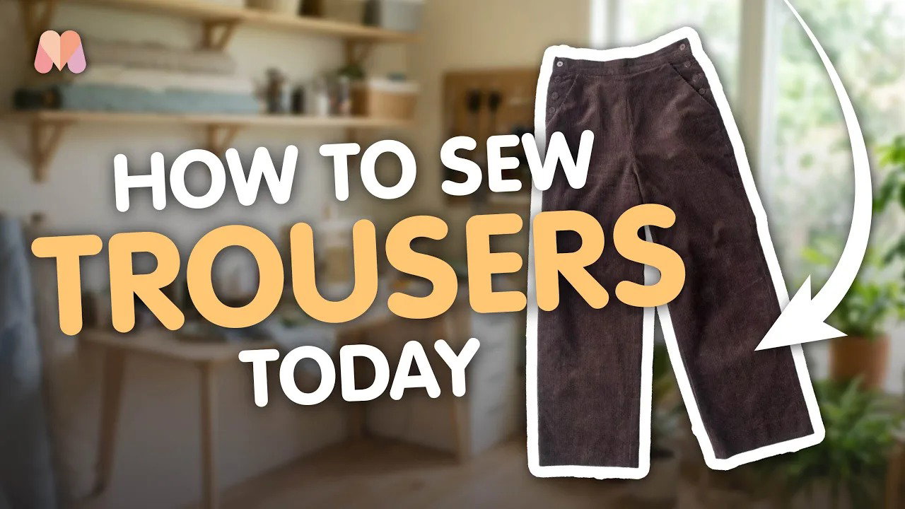 Make the Merchant and Mills Quinn Trousers with our full free sewalong
