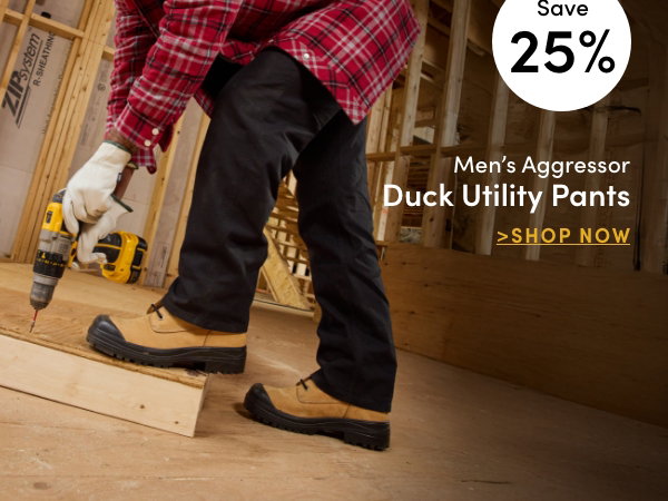 Men's Aggressor Duck Utility Pants Save 25%