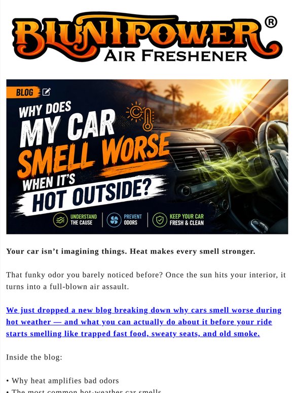 Your Car Called. It Wants More Scents