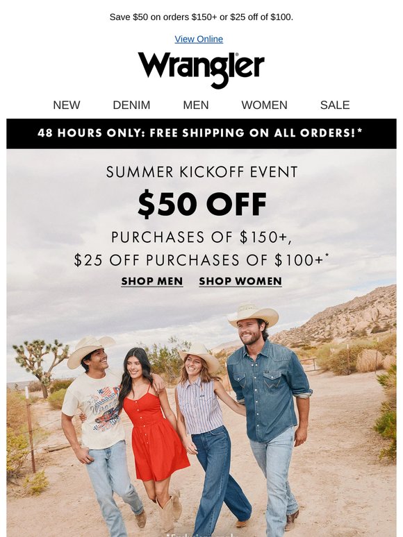 Summer savings & free shipping are here!