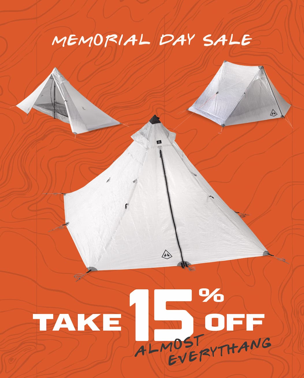 Memorial Day Sale. Take 15% Off Almost EVERYTHANG