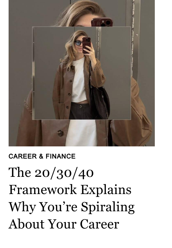 CAREER & FINANCE