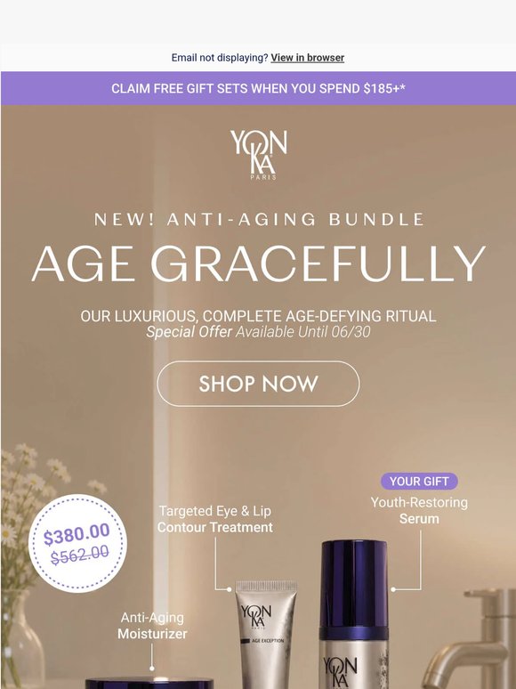 There’s Anti-Aging Skincare… And There’s Age Exception ✨