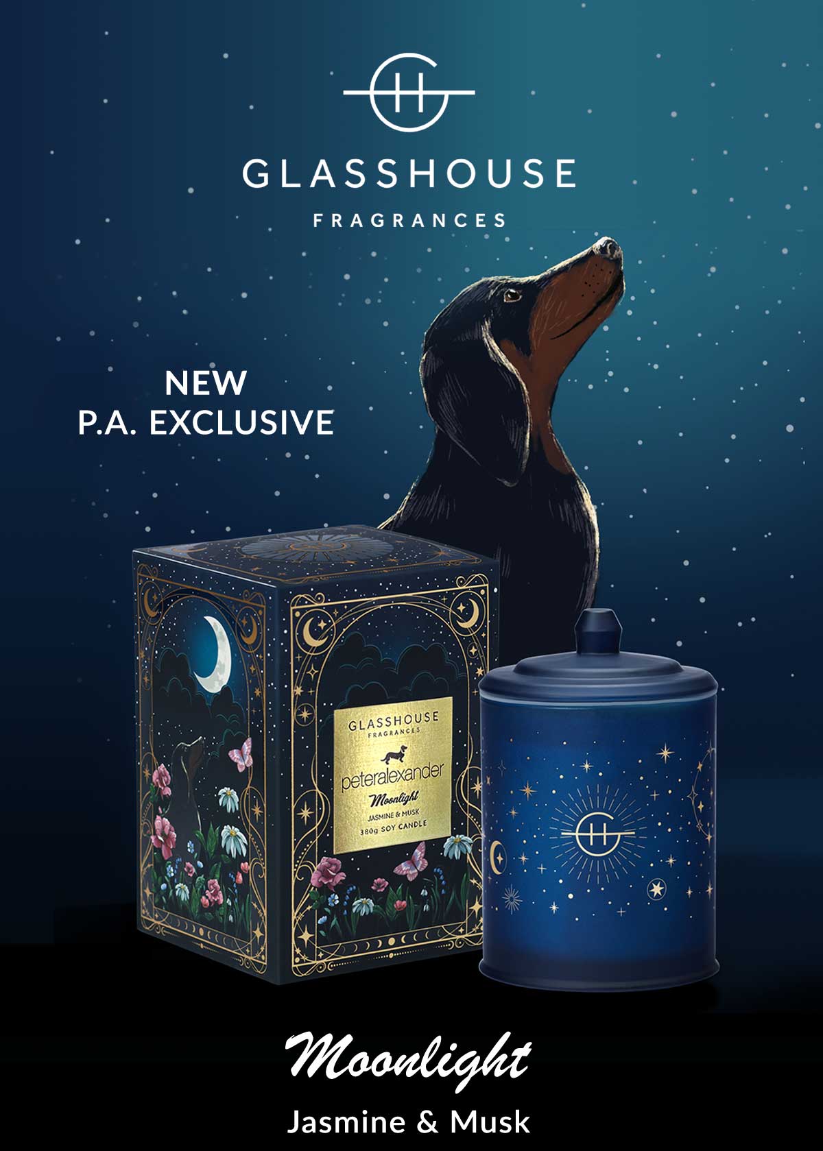 Glasshouse Fragrances. P.A. Exclusive - Moonlight