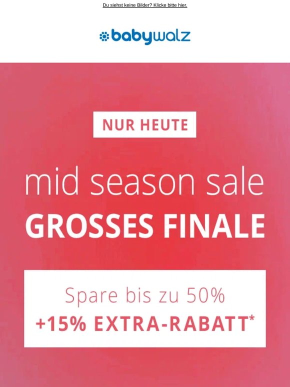 Nur heute: Beste Qualität, bis −50% 💫