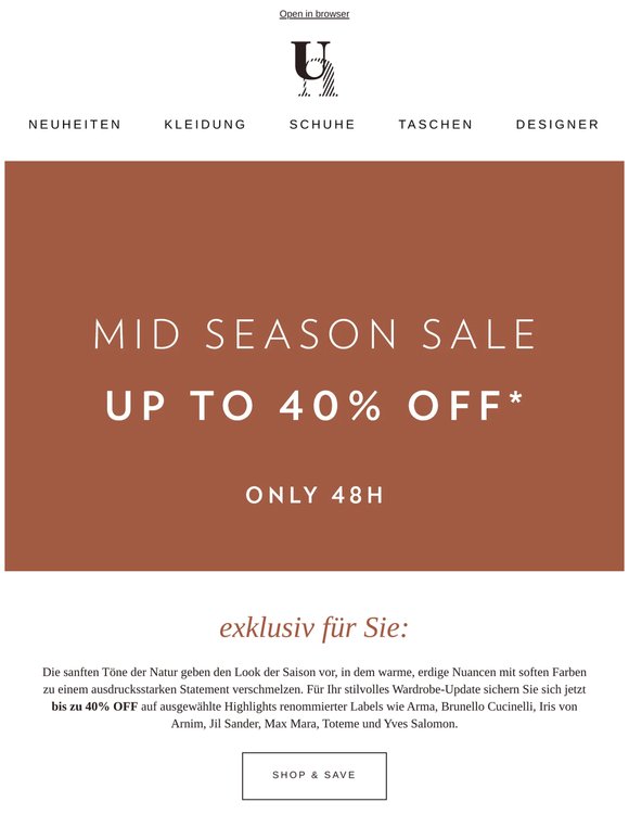 MID SEASON SALE - UP TO 40% OFF | 🪶 SOFT HOUR