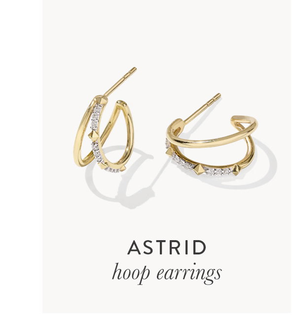 Astrid hoop earrings