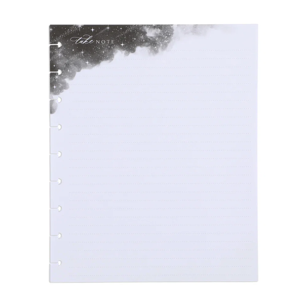 Image of Celestial Elegance - Dotted Lined Classic Filler Paper - 40 Sheets