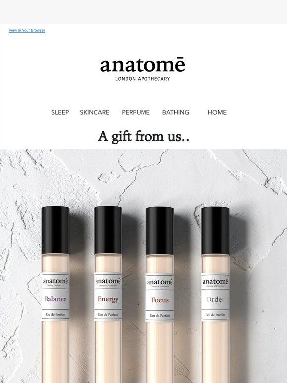 Bank Holiday gift: your complimentary parfum