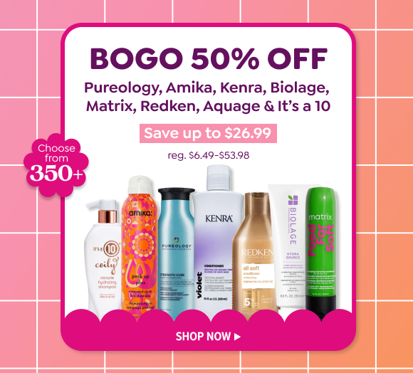 BUY ONE, GET ONE 50% OFF SELECT HAIRCARE